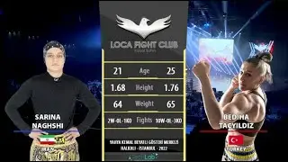 BEDİHA TAÇYILDIZ vs SARINA NAGHSHI