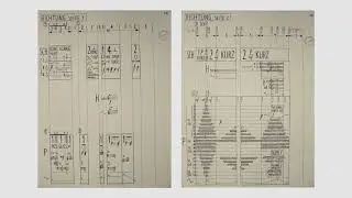 Mixtur: collage scheme Karlheinz Stockhausen
