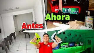 RENOVACIÓN A MI SALA DE VIDEOJUEGOS 2023.💰🎮🐼