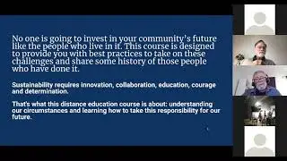 Sustainable Northern Ontario Economic Development &ndash; 101, course overview shared during FONOM morning