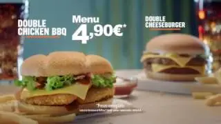 McDonald's - Double Chicken BBQ Menu