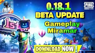 pubg mobile lite new update 0.18.3 gameplay Miramar map trening mod
