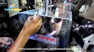 pain balm filling machine- semi automatic filler for hot paste cream