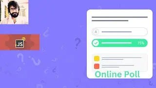 43. Online Poll with Functionality Using HTML, CSS & JAVASCRIPT.