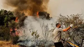 Thousands displaced in Greece, Spain and Portugal as wildfires continue to rage