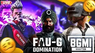 🔴LIVE 👉BGMI Vs FAU-G Vs FREEFIRE  😤☠️ Aaj Khelege And Sbko Pel***...😛 #omagugaming #shortslive
