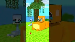 Fat or Skinny CAT???!!! - Alex and Steve Adventures #minecraft #shorts