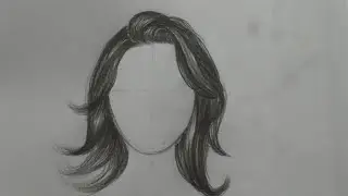 Realistic Hair Drawing with Pencil | Easy Step by Step Tutorial