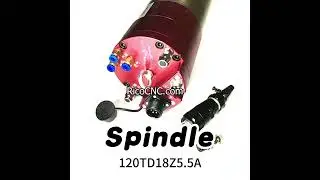 120TD18Z5.5A Water Cooling BT30 ATC Spindle for CNC Router#spindle #watercooling