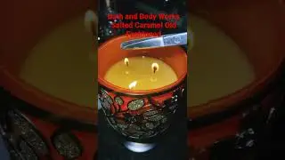 Bath and Body Works Salted Caramel Old Fashioned 3-Wick Candle Review🥃🧂🍮🕯