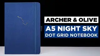 Archer & Olive | Night sky | Dot grid notebook | Lightfast Studio