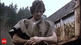 Rambo makes cloth - Rambo: First blood, FullHD