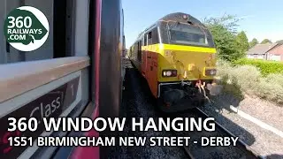 1S51 Birmingham to Derby HST in 360º (View in 4K)