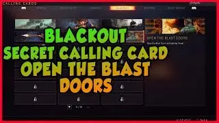 Blackout Secret Calling Card 