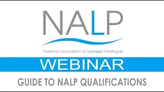 NALP webinar September 2025 - how to choose the right paralegal qualification