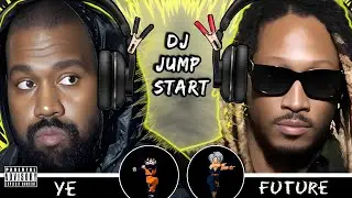 Visualizer- EXPLICIT: Ye (Kanye West) x Future- Like That Remix (DJ Jump Start)