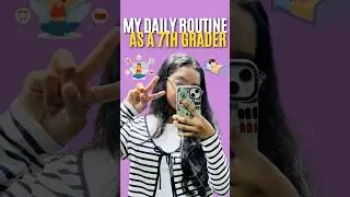 My Productive Daily Routine as a 7th Grader 💪 | Balancing School, Judo, Singing & YouTube | #Shorts