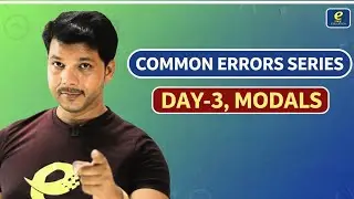 MODALS COMMON ERRORS 😱 | 99% Students Make These Mistakes | Day-3 | Spoken English