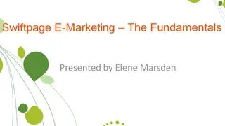 Swiftpage ACT Email Marketing betterACTnow 2013