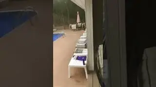 ￼My dream back yard #live #skit #relationships #kids #swimmingpool #rainsounds