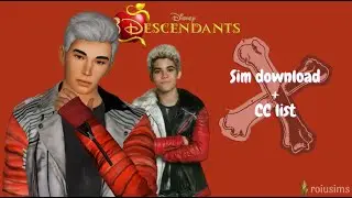 Descendants Carlos 🐕❤️|| Create a Sim || Tray + CC || roiusims