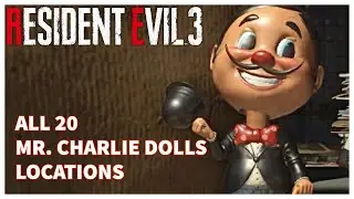 Resident Evil 3 Demo - All 20 Mr. Charlie Doll Locations - All 20 Bobbleheads