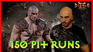 Diablo 2 Resurrected - 150 Pit runs, With Barb Pitzerker. Best MFer in the Game.