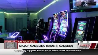 Major gambling raids in Gadsden