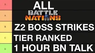 All Battle Nations Boss Strikes Tierlist (OG Z2 Strikes 1 - 21)