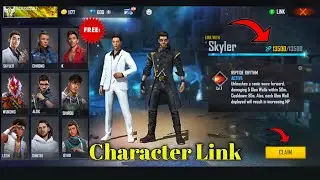 CHARACTER LINK // GARENA FREE FIRE MAX😱😱 FREE FREE FREE 😱😱😱😱