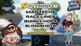 Arbee's Arena V3 Map Techs | Bunny Hops & Slingshot Lines | Disney Speedstorm Pro Racing Guide
