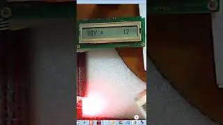 Object counter using PIC16F877A microcontroller. 