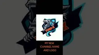 My new channel name and logo😀😀😀😀😀