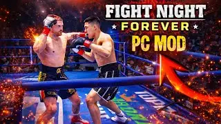 💥Fight Night Forever💥 PC Mod (Gameplay) | Canelo Alvarez Vs Vergil Ortiz Jr