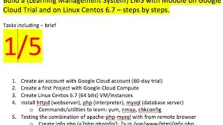 1 of 5 Create an account with Google Cloud