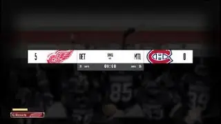 NHL 18 LW : Red Wing Road Win in Montreal | Detroit @ Montreal