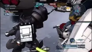 Gbo2: RIX-001 Gundam G-First & MSN-001A1 Delta Plus