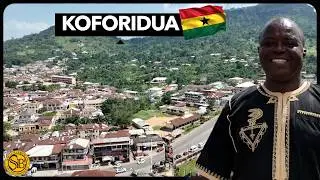 Koforidua Town Drone Tour 🇬🇭 | Bird&rsquo;s-Eye Views of Eastern Ghana