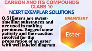 Esters are sweet-smelling substances and are used in making perfumes.