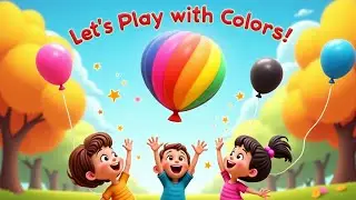 Colorful Balloon Adventure 🎈 | Learn Colors with Songs & Fun Rhymes for Kids | 3D Animation#youtube