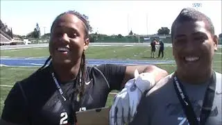 Jojo Mathis & Viane Talamaivoa DL & OL MVP's NFTC Interview