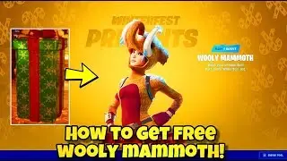 HOW TO GET FREE WOOLY MAMMOTH SKIN In Fortnite Battle Royale (FREE WINTERFEST SKIN WOOLY MAMMOTH)