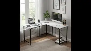 RIZIK STORE L-Shaped Computer Desk Assembly Video