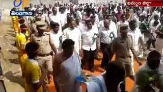 Bringing Water From The Godavari to vaira Reservoir | Minister Tummala