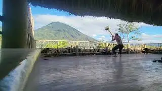Homemade Mace Flow in the Shala