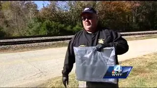Train rolls over drunk man, man lives