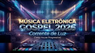 M&Uacute;SICA ELETR&Ocirc;NICA GOSPEL 2026 ⚡ Corrente de Luz (Deep House Progressive)