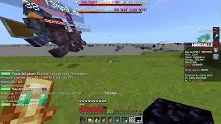 Mineville Lifesteal New Season PvP destroying Netherites