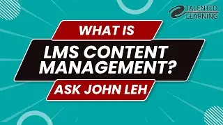 What is LMS Content Management?