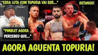 URGENTE🚨Gaethje FAZ REVELA&Ccedil;&Otilde;ES sobre Pimblet AP&Oacute;S LUTA e MANDA A REAL sobre PR&Oacute;XIMA LUTA com Topuria